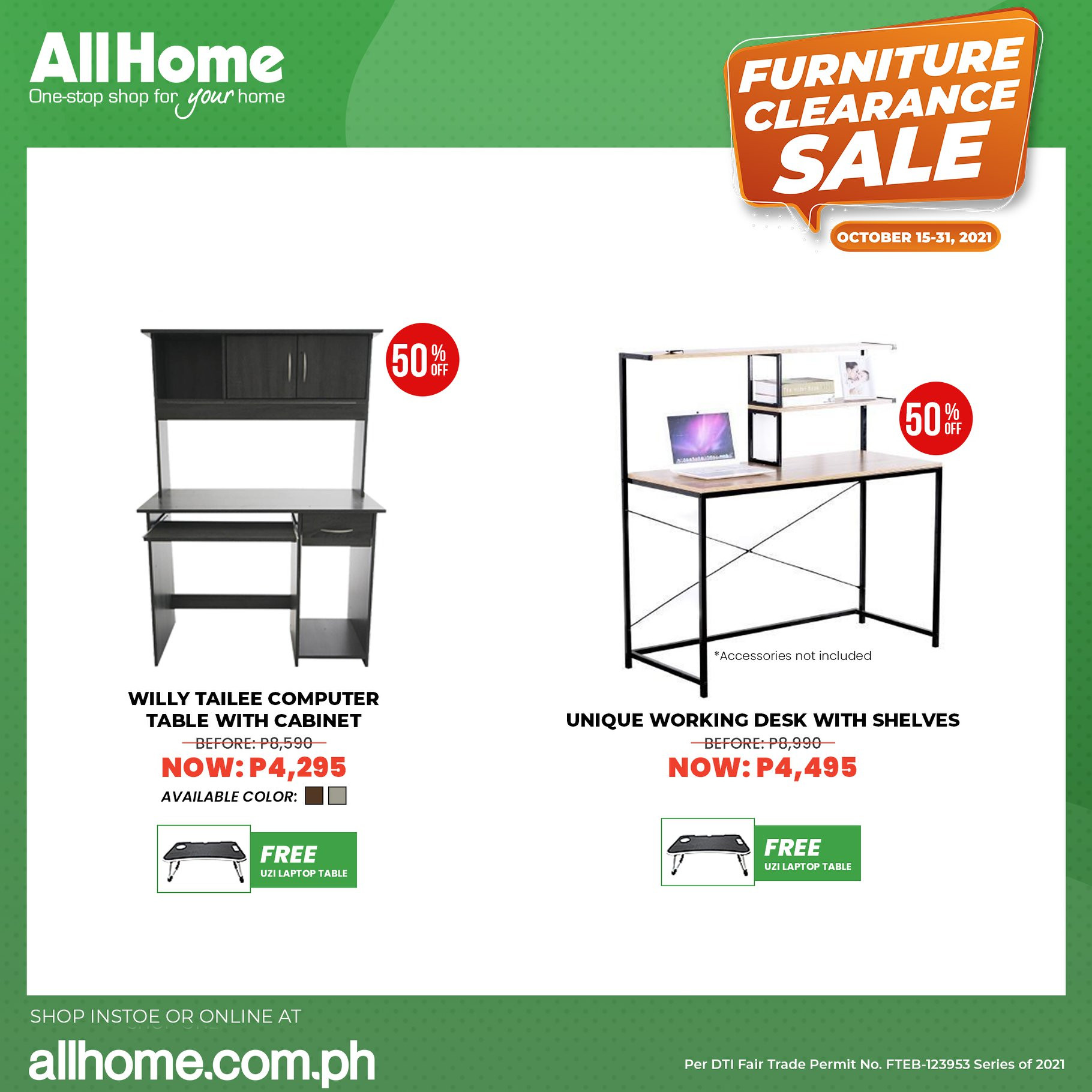 AllHome offer  - 15.10.2021 - 31.10.2021. Page 13.