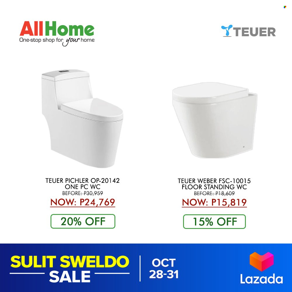 thumbnail - AllHome offer  - 28.10.2021 - 31.10.2021 - Sales products - Weber. Page 22.