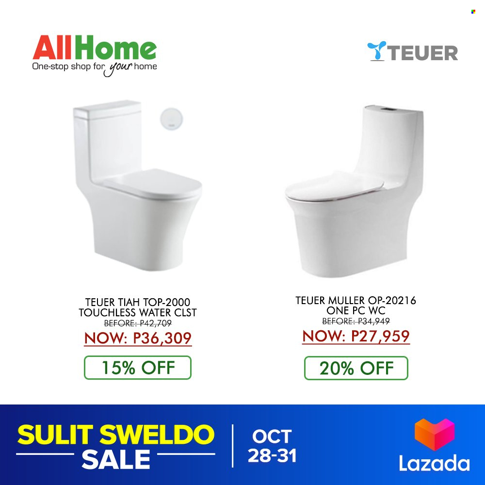 AllHome offer  - 28.10.2021 - 31.10.2021. Page 27.