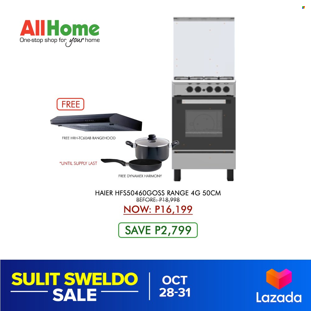 thumbnail - AllHome offer  - 28.10.2021 - 31.10.2021 - Sales products - Haier. Page 46.