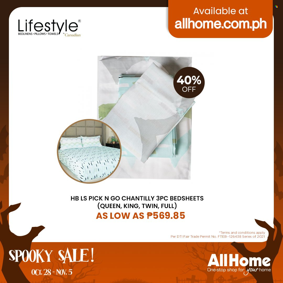 thumbnail - AllHome offer  - 28.10.2021 - 5.11.2021 - Sales products - pillow, towel. Page 19.