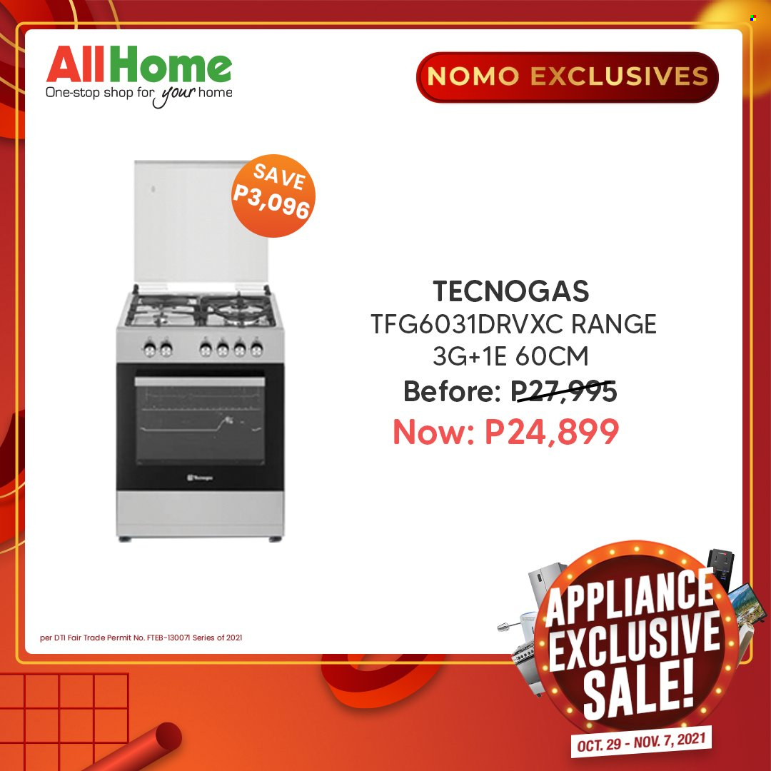 AllHome offer  - 29.10.2021 - 7.11.2021. Page 9.