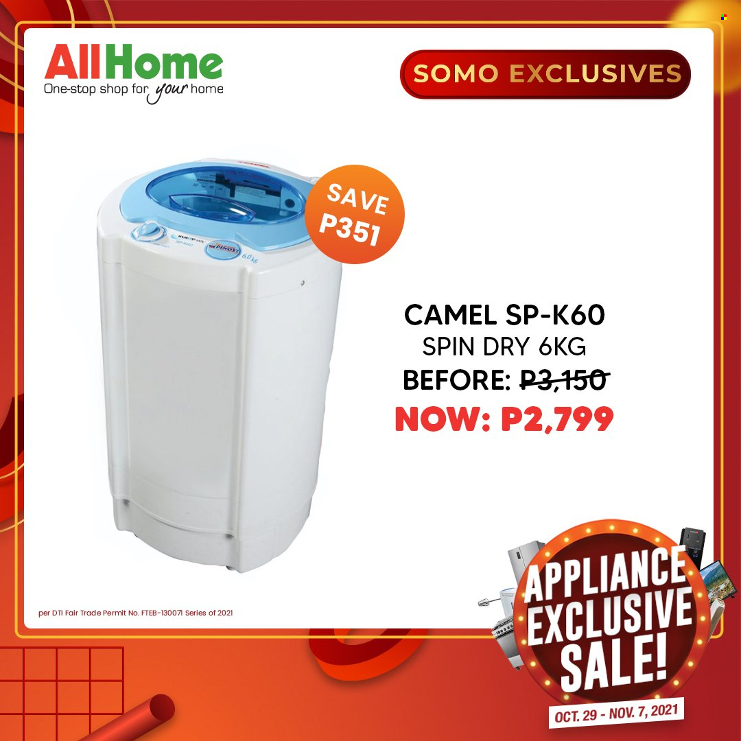 AllHome offer  - 29.10.2021 - 7.11.2021. Page 24.