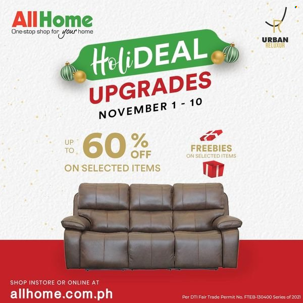 AllHome offer  - 1.11.2021 - 10.11.2021. Page 1.