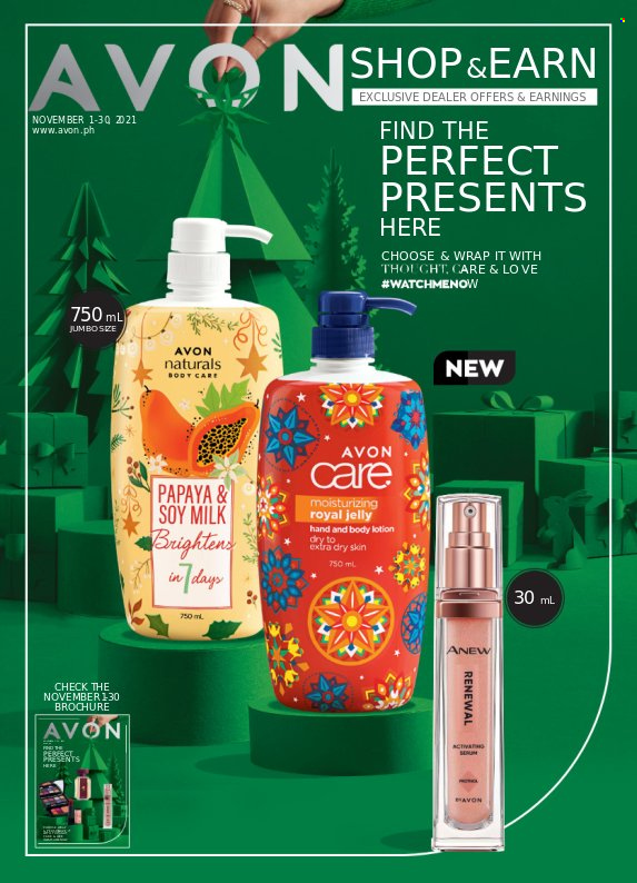 Avon offer  - Sales products - jelly, Avon, Anew, royal jelly, body lotion. Page 1.