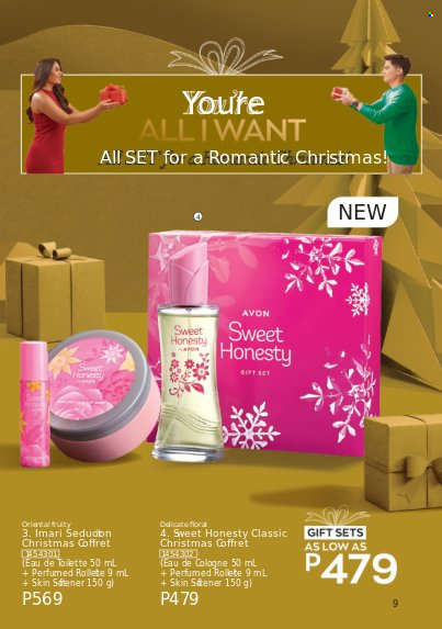 thumbnail - Avon offer  - Sales products - Avon, eau de toilette, cologne, Imari, gift set. Page 9.