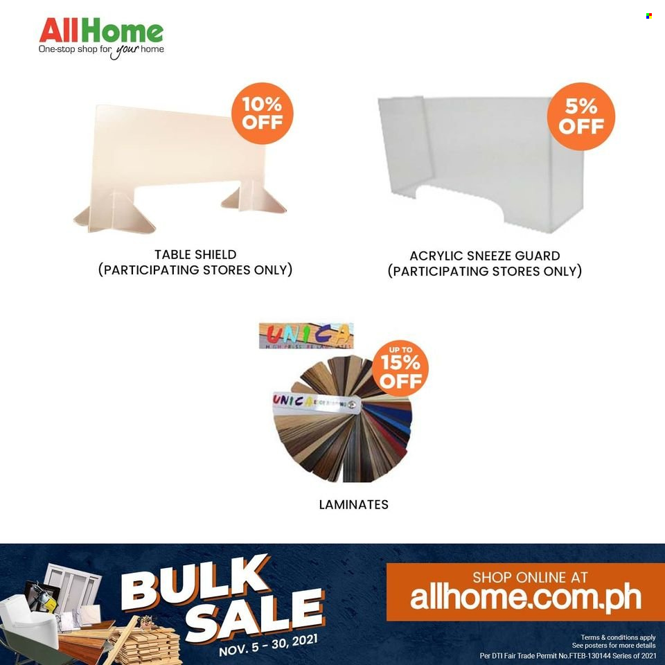 AllHome offer  - 5.11.2021 - 30.11.2021 - Sales products - table. Page 4.