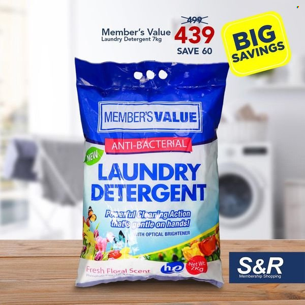 thumbnail - S&R Membership Shopping offer  - Sales products - detergent, laundry detergent. Page 1.