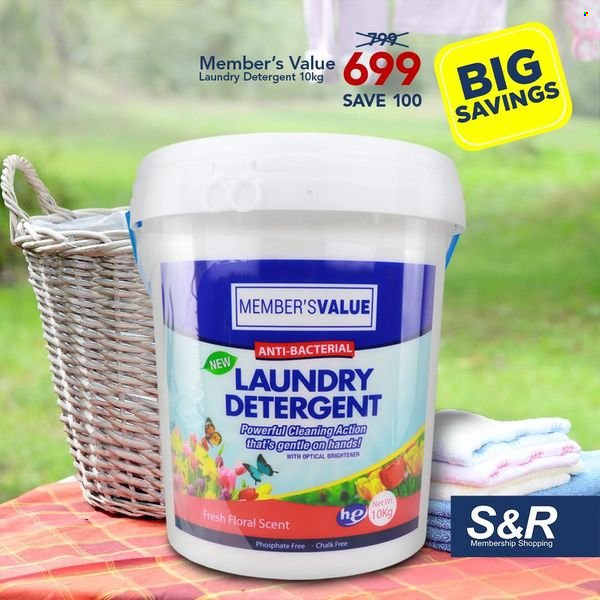 thumbnail - S&R Membership Shopping offer  - Sales products - detergent, laundry detergent. Page 2.