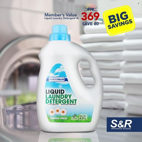thumbnail - S&R Membership Shopping offer  - Sales products - detergent, laundry detergent. Page 4.