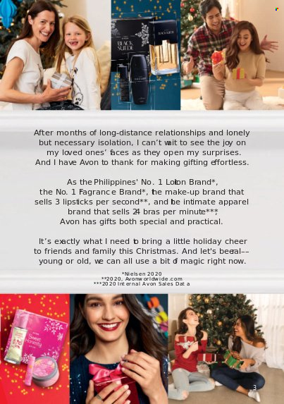 thumbnail - Avon offer  - 1.12.2021 - 31.12.2021 - Sales products - Avon, lipstick, makeup, bra. Page 3.