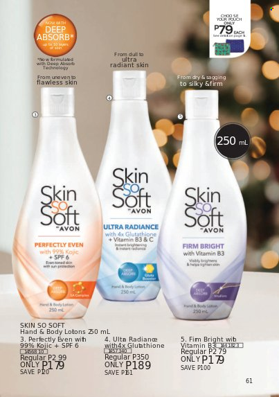 thumbnail - Avon offer  - 1.12.2021 - 31.12.2021 - Sales products - Avon, Skin So Soft. Page 59.
