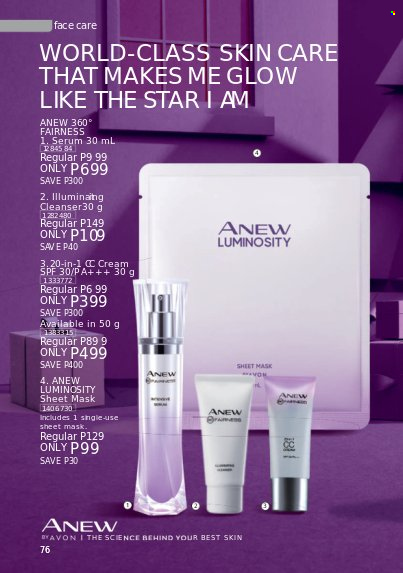 thumbnail - Avon offer  - 1.12.2021 - 31.12.2021 - Sales products - Anew, serum. Page 74.