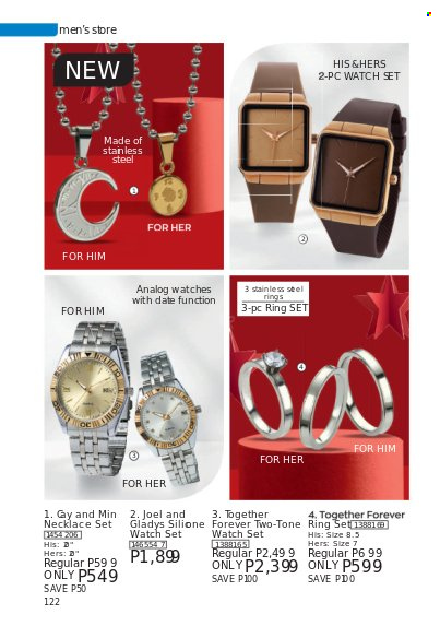 thumbnail - Avon offer  - 1.12.2021 - 31.12.2021 - Sales products - necklace, watch. Page 120.