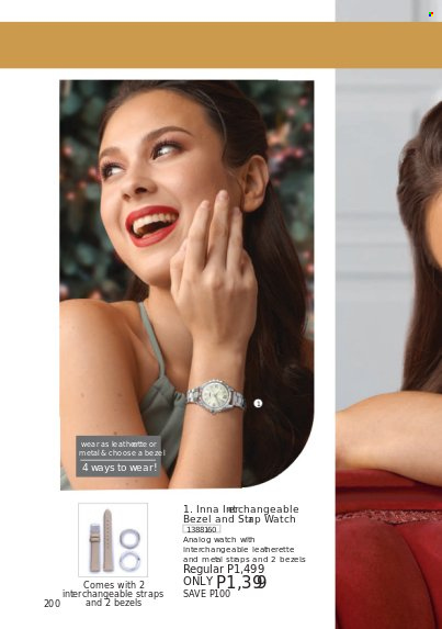 thumbnail - Avon offer  - 1.12.2021 - 31.12.2021 - Sales products - watch. Page 198.