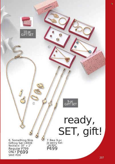 thumbnail - Avon offer  - 1.12.2021 - 31.12.2021 - Sales products - gift set, necklace. Page 205.