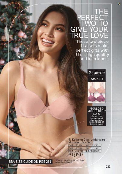 thumbnail - Avon offer  - 1.12.2021 - 31.12.2021 - Sales products - cup, bra. Page 219.