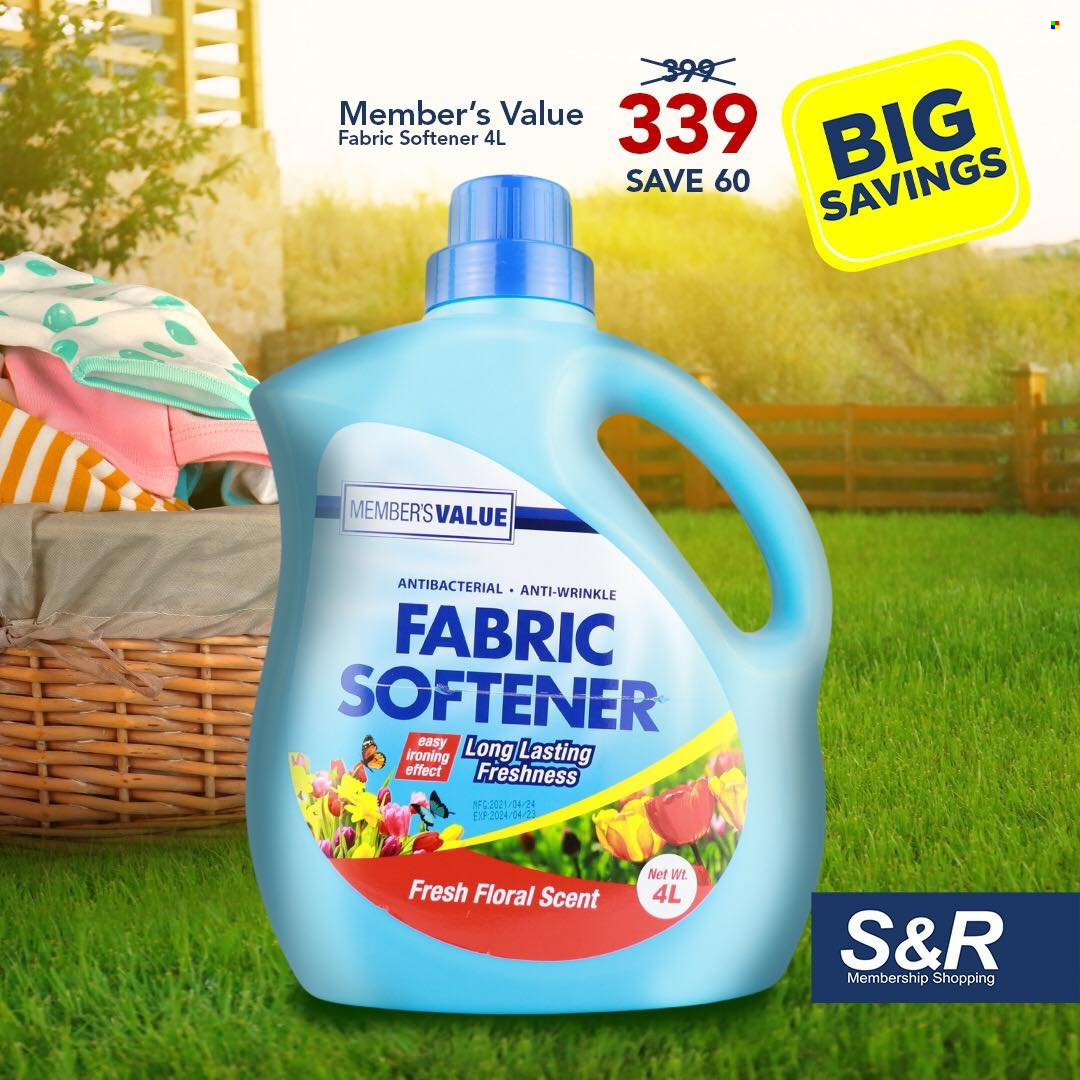 thumbnail - S&R Membership Shopping offer  - Sales products - fabric softener. Page 4.