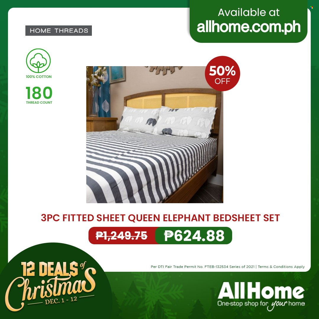 AllHome offer  - 1.12.2021 - 12.12.2021 - Sales products - bedding. Page 20.
