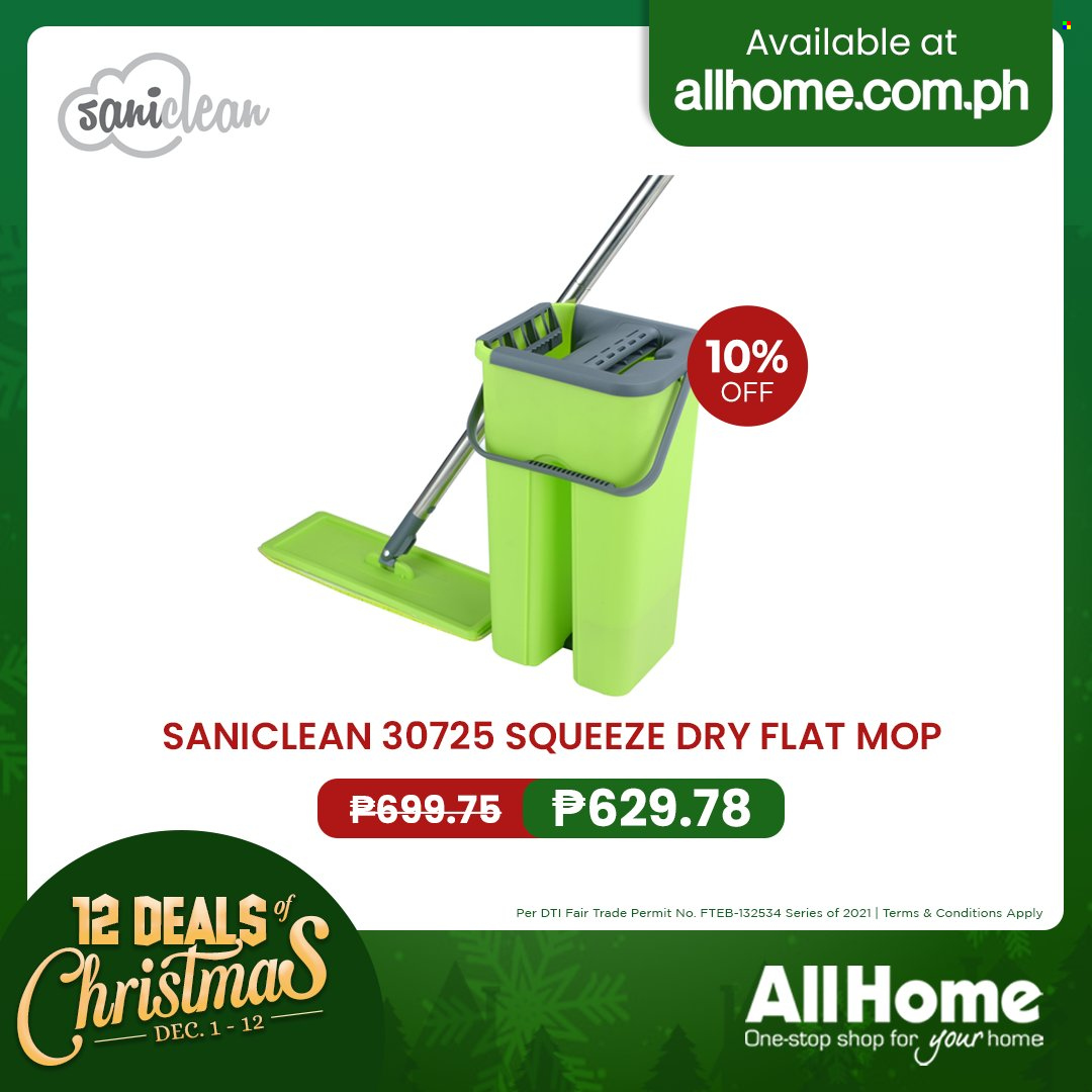 AllHome offer  - 1.12.2021 - 12.12.2021 - Sales products - mop. Page 49.