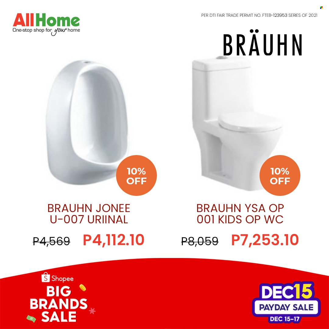 AllHome offer  - 15.12.2021 - 17.12.2021. Page 26.