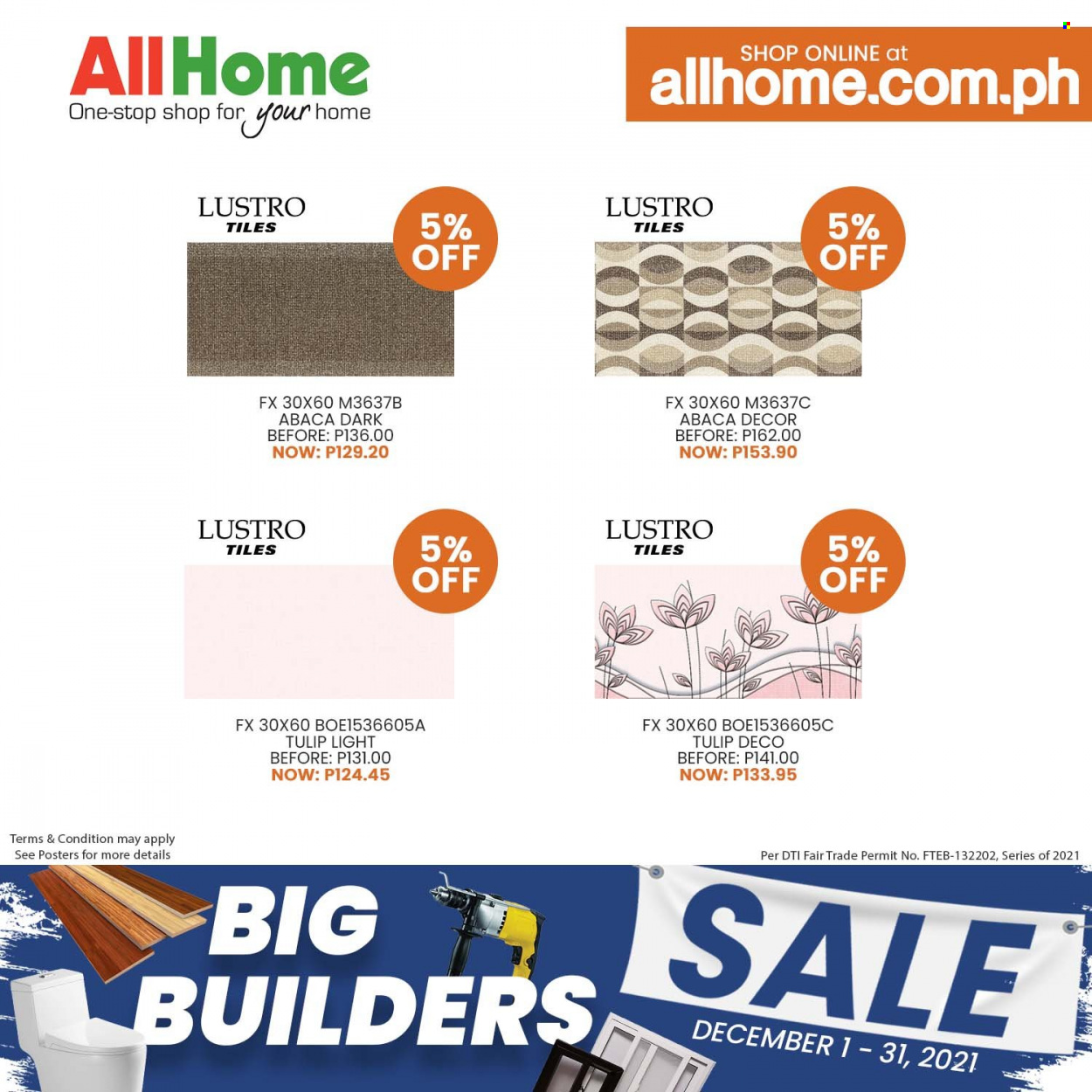 AllHome offer  - 1.12.2021 - 31.12.2021. Page 1.
