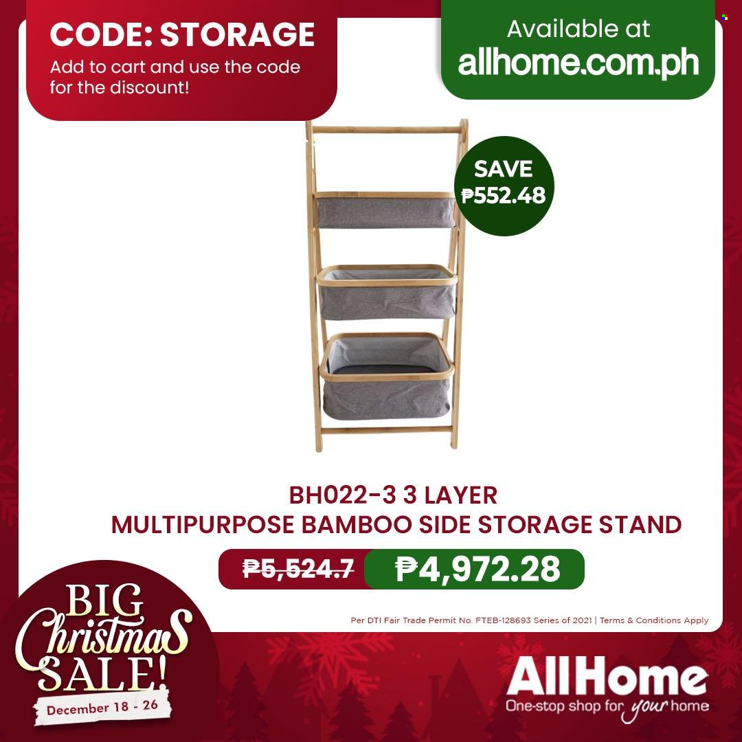AllHome offer  - 18.12.2021 - 26.12.2021 - Sales products - cart. Page 6.