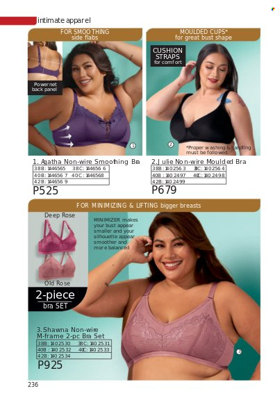 thumbnail - Avon offer  - 1.1.2022 - 31.1.2022 - Sales products - cup, bra. Page 236.