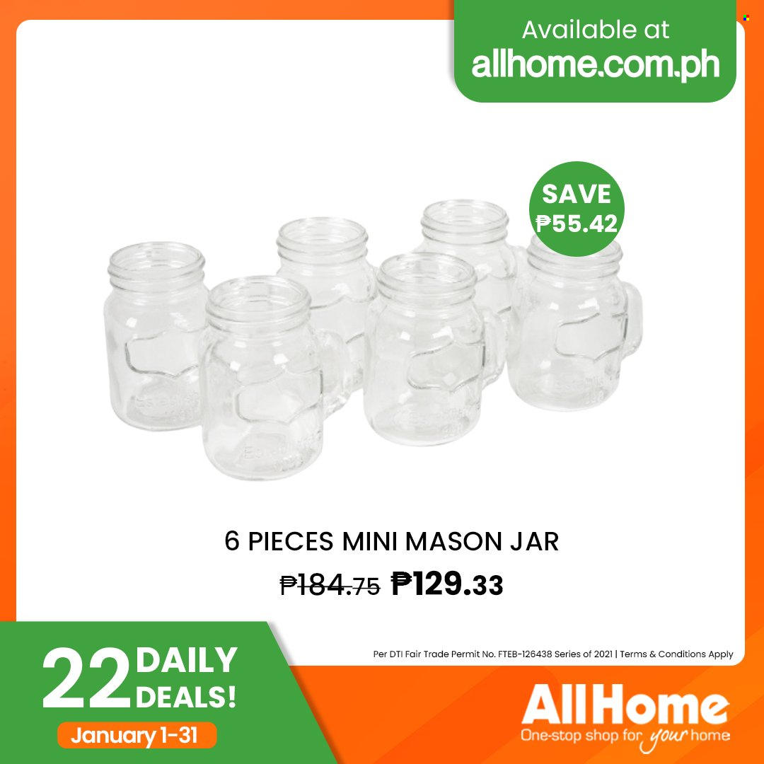 thumbnail - AllHome offer  - 1.1.2022 - 31.1.2022 - Sales products - jar. Page 31.