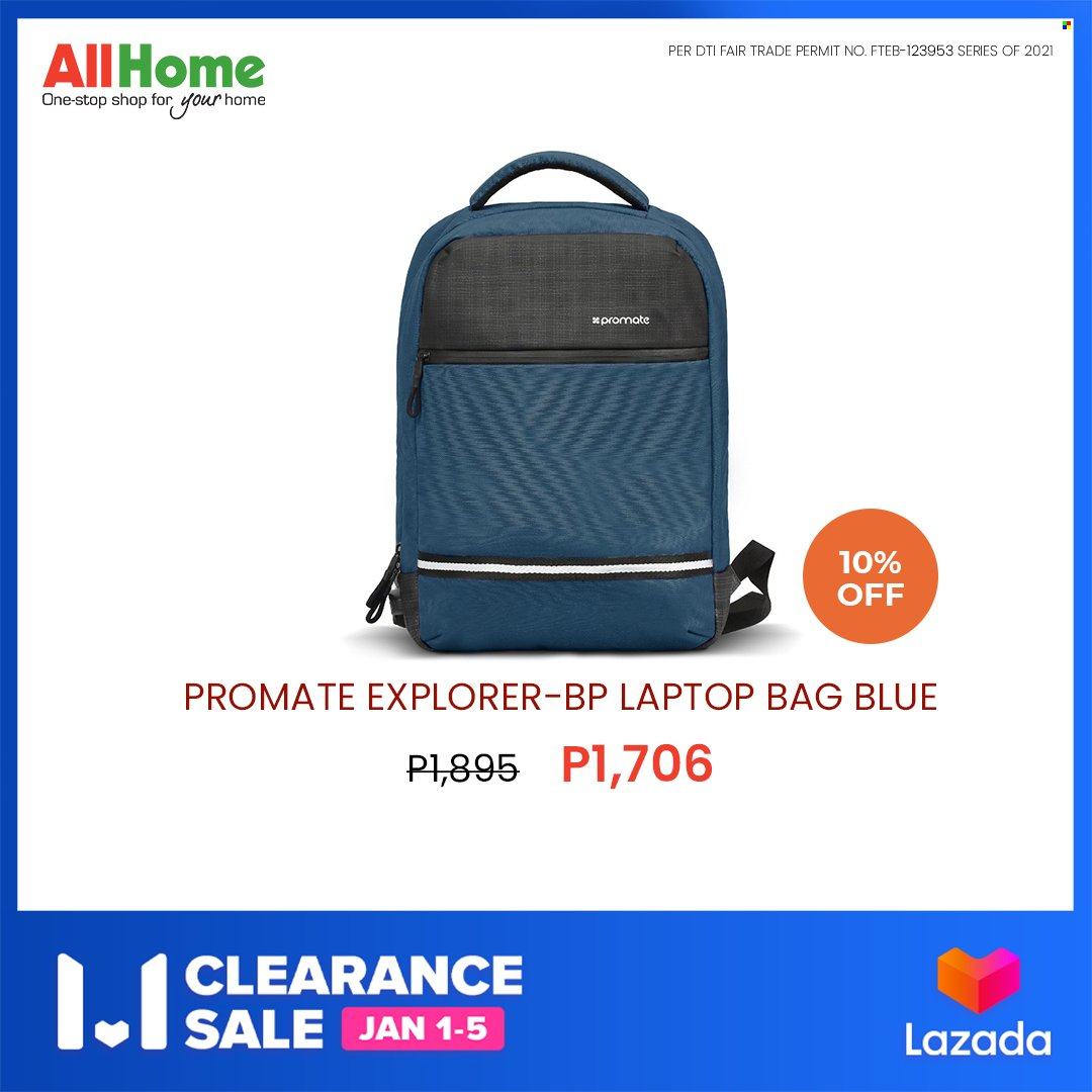 thumbnail - AllHome offer  - 3.1.2022 - 15.1.2022 - Sales products - laptop, bag. Page 26.