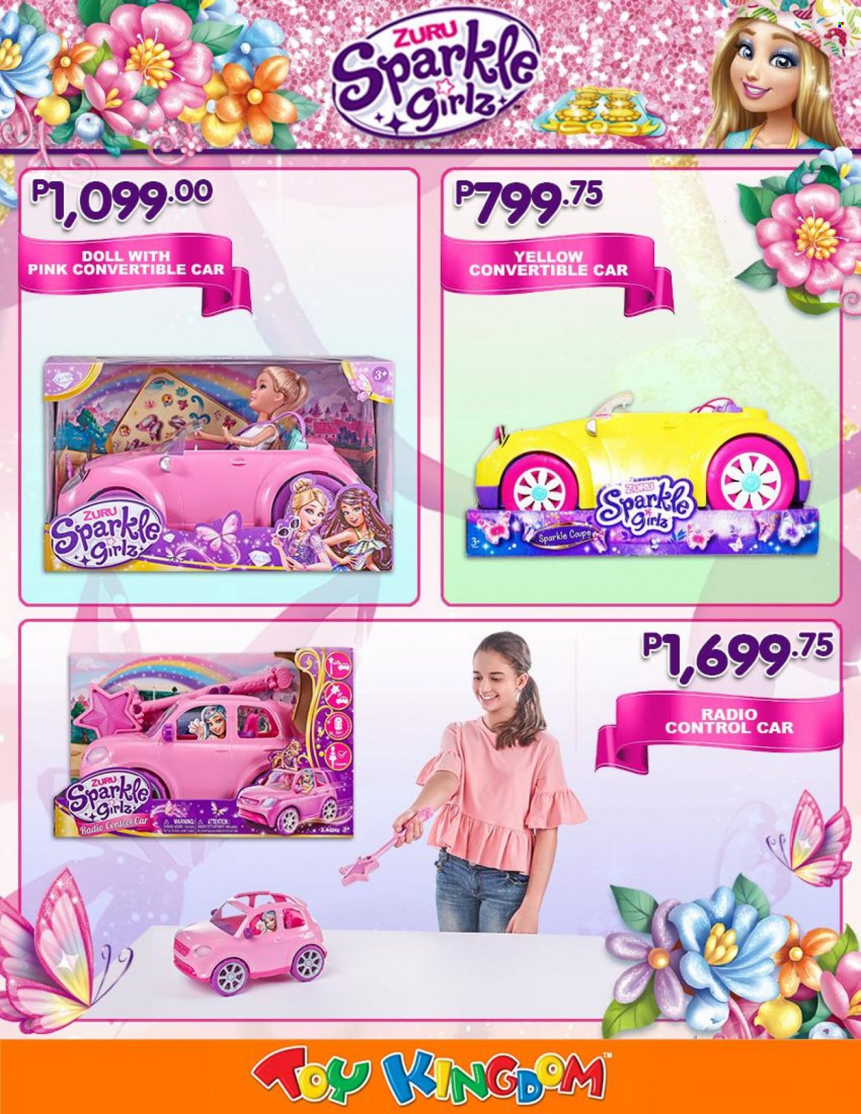 thumbnail - Toy Kingdom offer  - Sales products - control cars, doll, Zuru, Sparkle Girlz. Page 8.