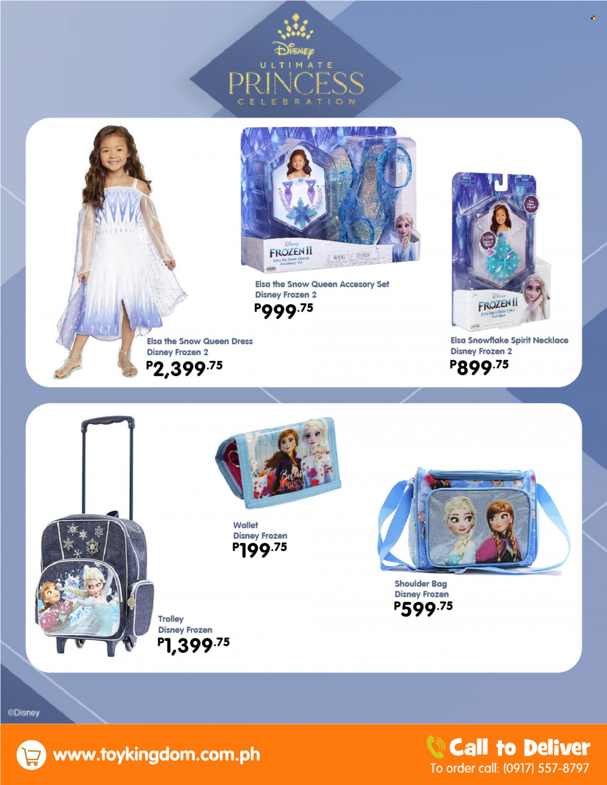 thumbnail - Toy Kingdom offer  - Sales products - Disney, bag, trolley, shoulder bag, princess. Page 3.