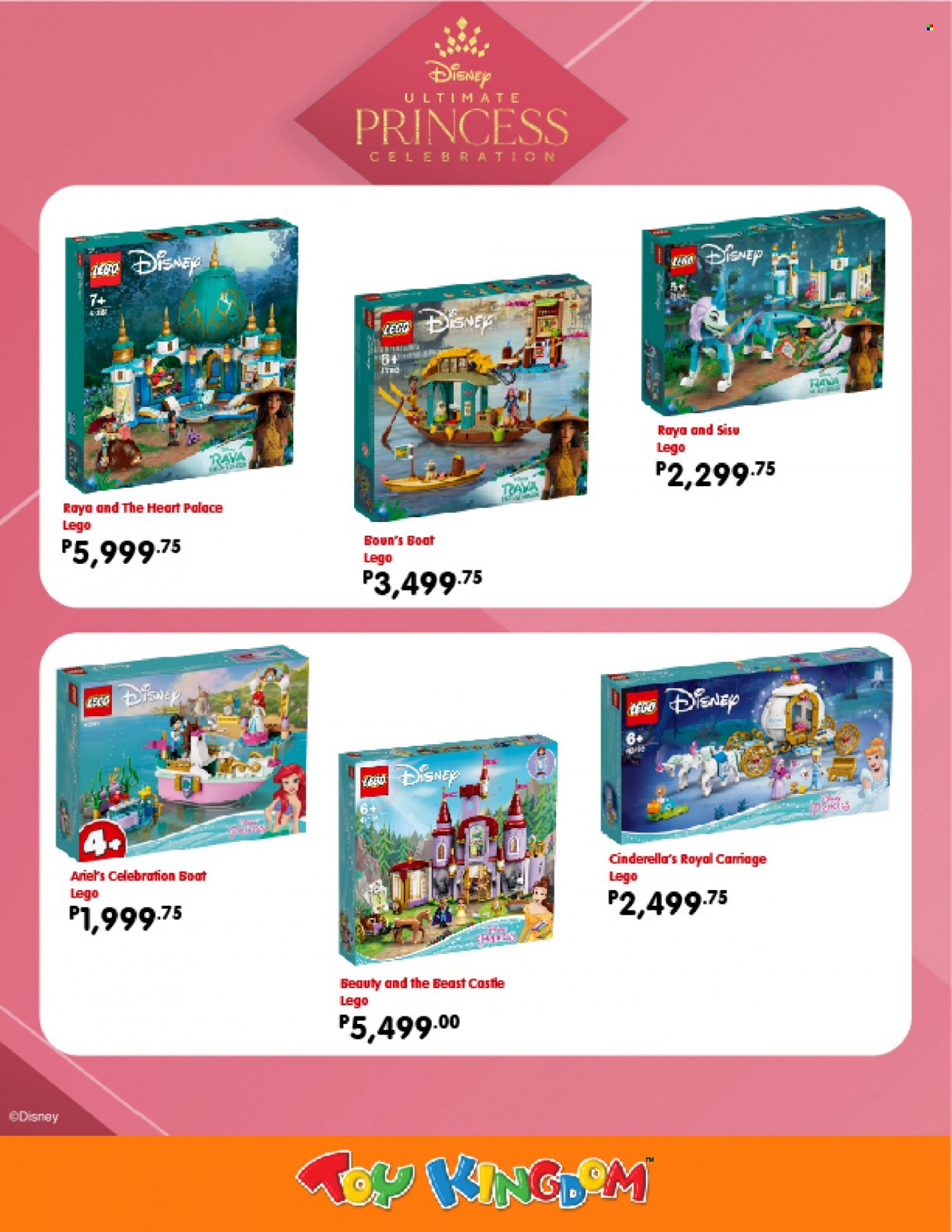 thumbnail - Toy Kingdom offer  - Sales products - Disney, LEGO, princess, boat. Page 4.