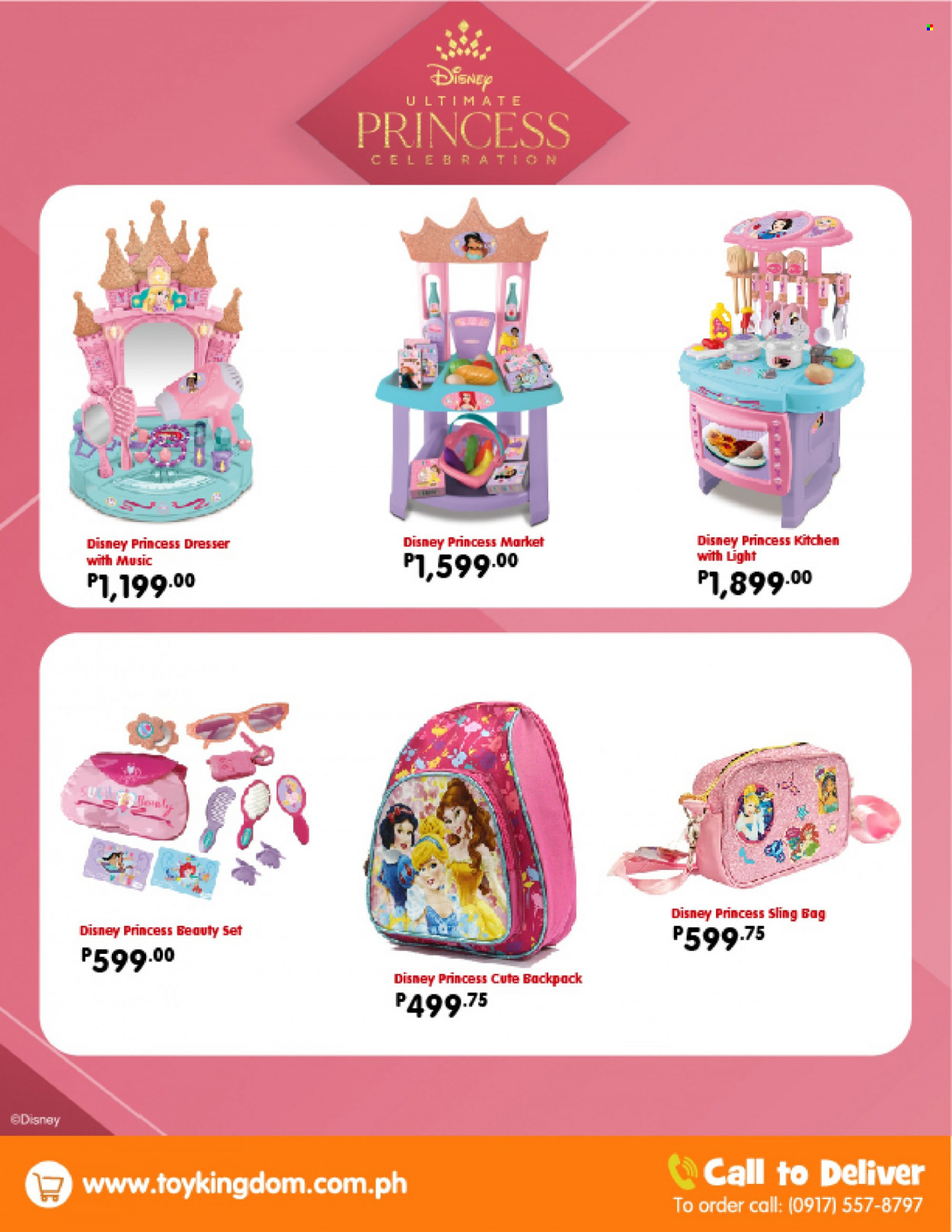 thumbnail - Toy Kingdom offer  - Sales products - Disney, bag, backpack, sling bag, princess. Page 5.