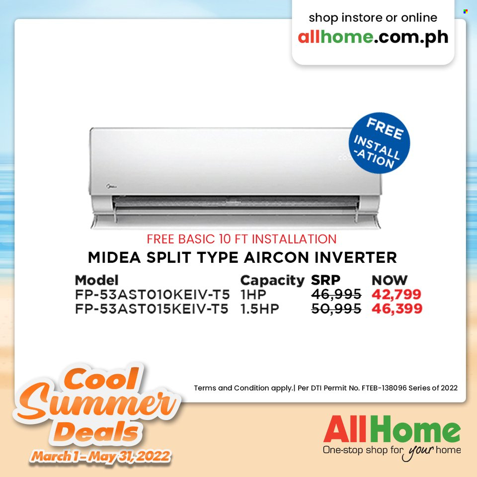 thumbnail - AllHome offer  - 1.3.2022 - 31.5.2022 - Sales products - Midea. Page 4.