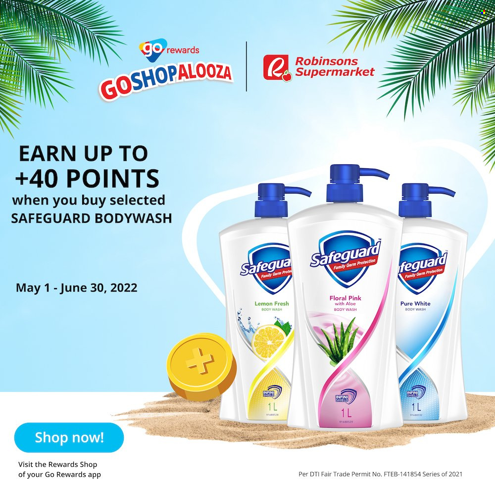 thumbnail - Robinsons Supermarket offer  - 1.5.2022 - 30.6.2022 - Sales products - body wash. Page 1.
