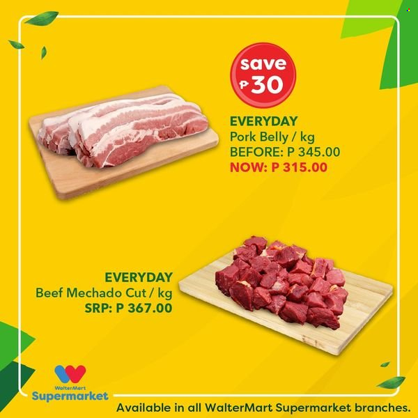 thumbnail - Walter Mart offer  - Sales products - pork belly, pork meat. Page 5.