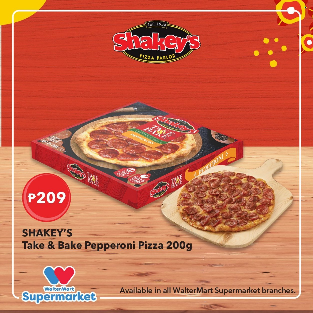 thumbnail - Walter Mart offer  - Sales products - pizza, pepperoni. Page 13.
