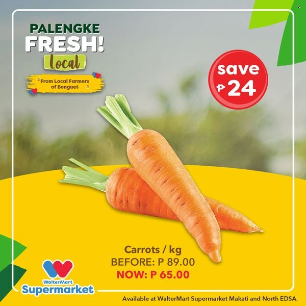 thumbnail - Walter Mart offer  - Sales products - carrots. Page 20.
