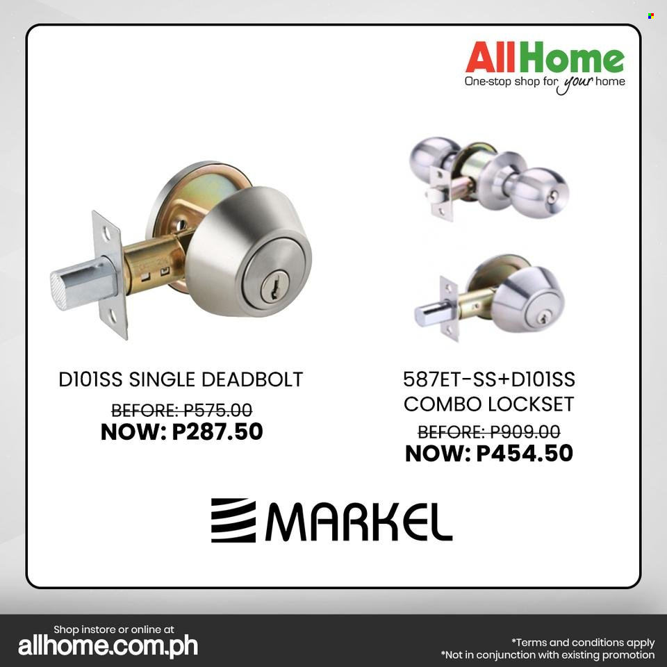 thumbnail - AllHome offer  - Sales products - lockset. Page 8.