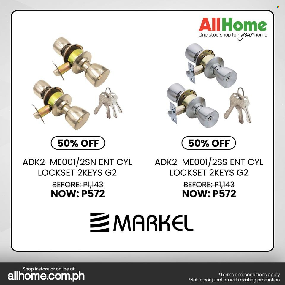 thumbnail - AllHome offer  - Sales products - lockset. Page 13.
