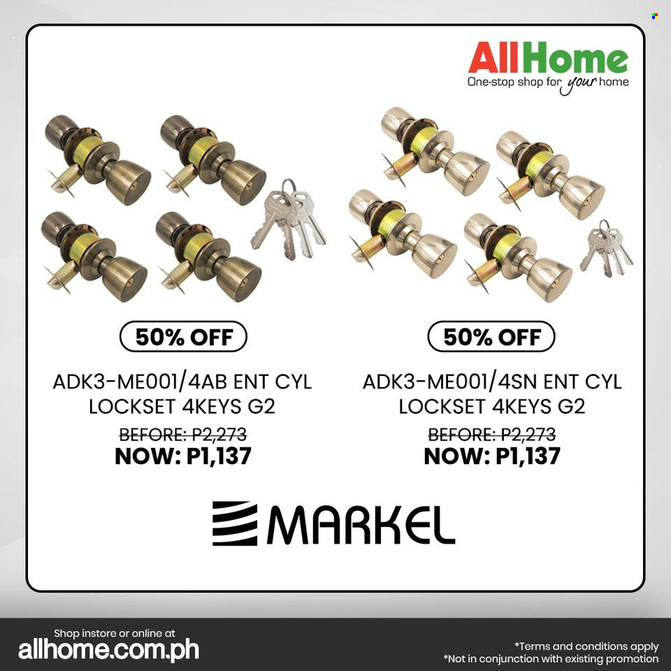thumbnail - AllHome offer  - Sales products - lockset. Page 14.