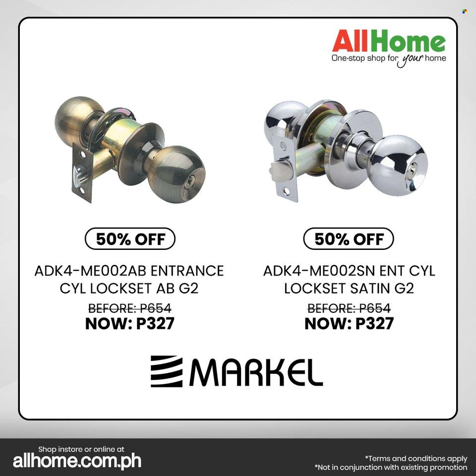 thumbnail - AllHome offer  - Sales products - lockset. Page 15.