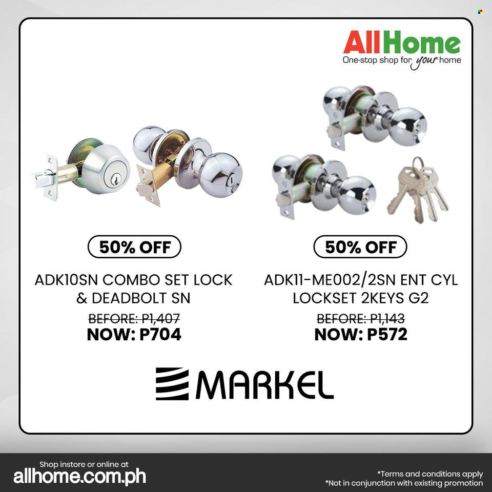 thumbnail - AllHome offer  - Sales products - lockset. Page 22.
