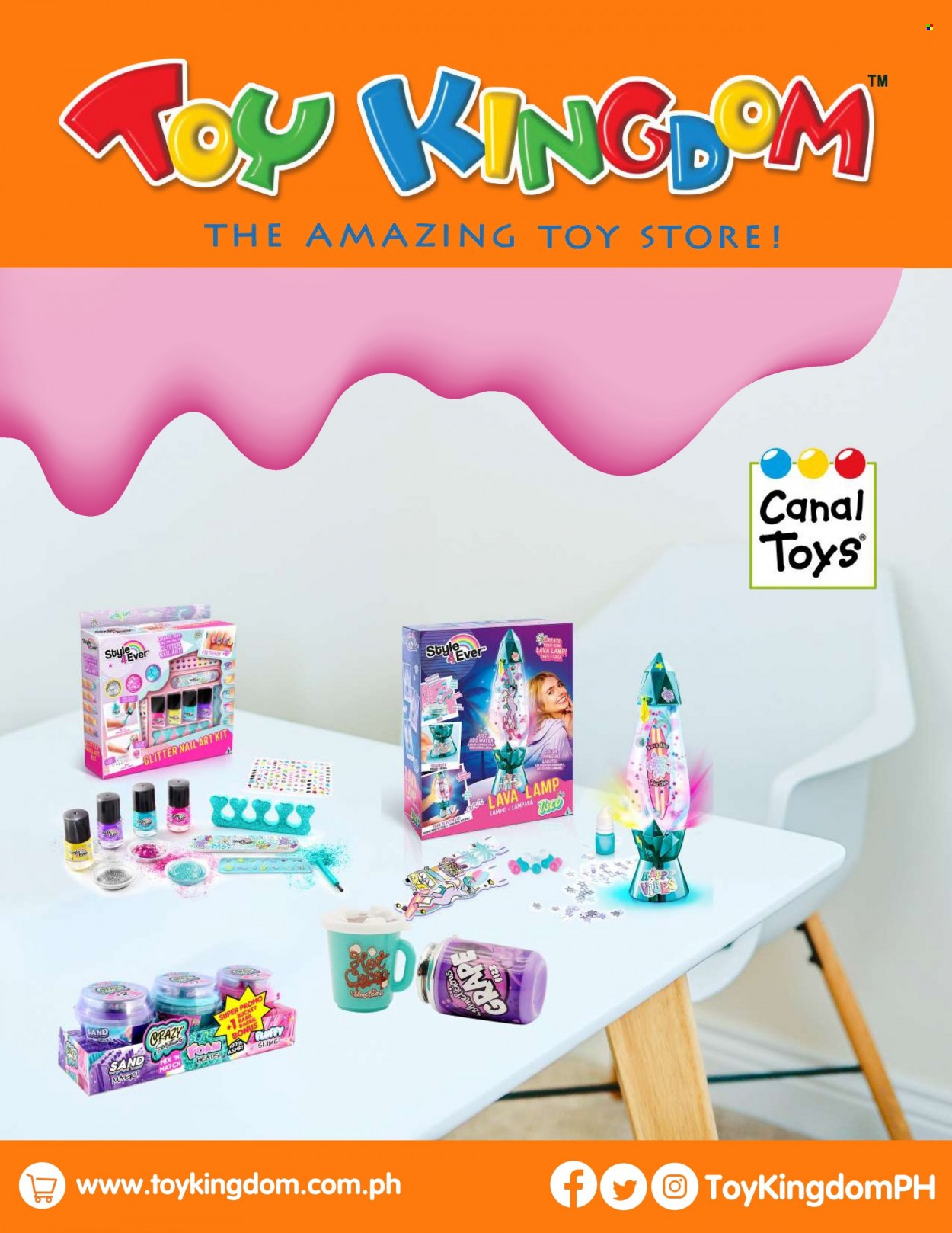 thumbnail - Toy Kingdom offer  - Sales products - glitter, toys, Slime. Page 1.