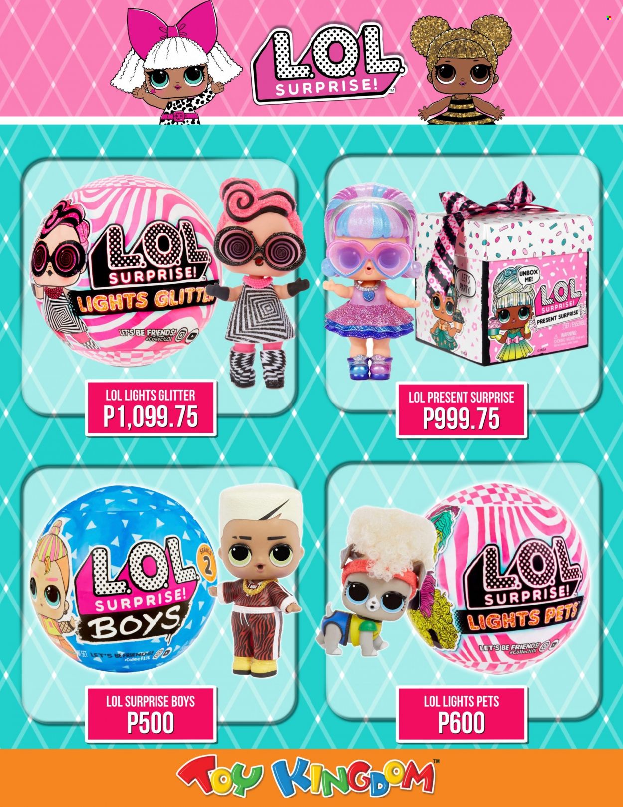 thumbnail - Toy Kingdom offer  - Sales products - glitter, L.O.L. Surprise. Page 2.