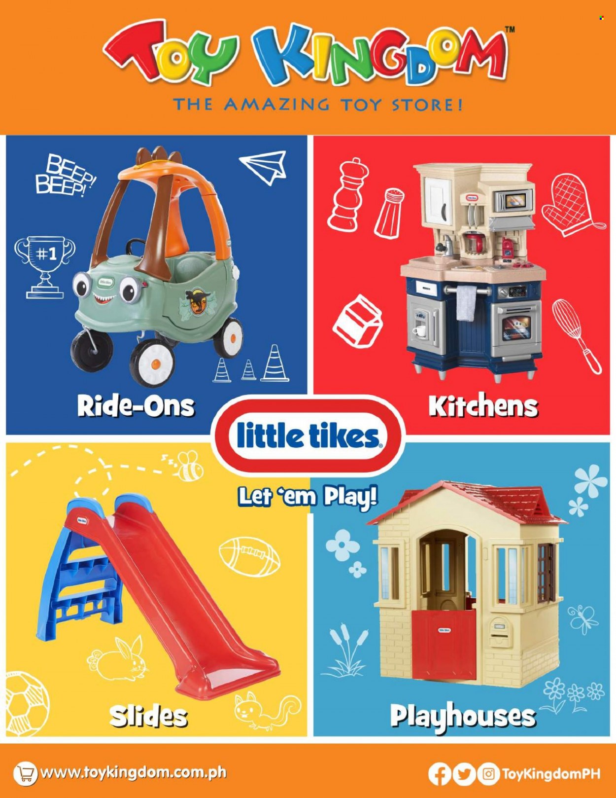 thumbnail - Toy Kingdom offer  - Sales products - slides, toys, Little Tikes. Page 1.
