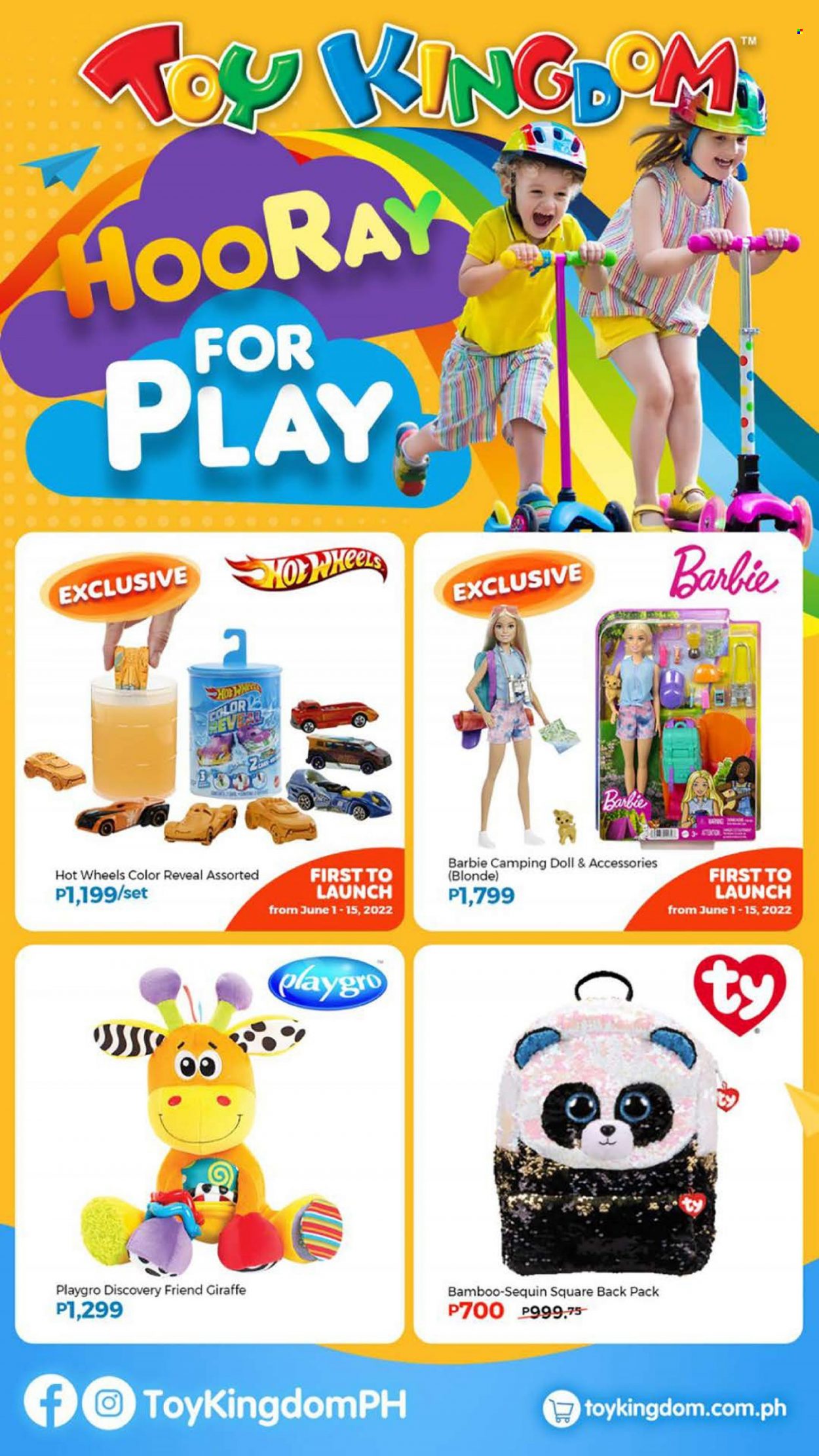 thumbnail - Toy Kingdom offer  - Sales products - Hot Wheels, Barbie, doll, toys. Page 1.