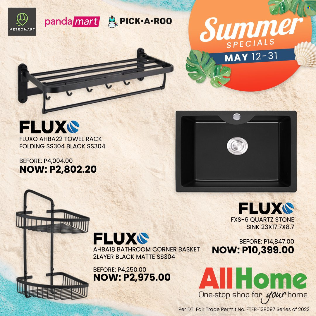 thumbnail - AllHome offer  - 12.5.2022 - 31.5.2022 - Sales products - basket, towel hanger, panda, sink. Page 5.