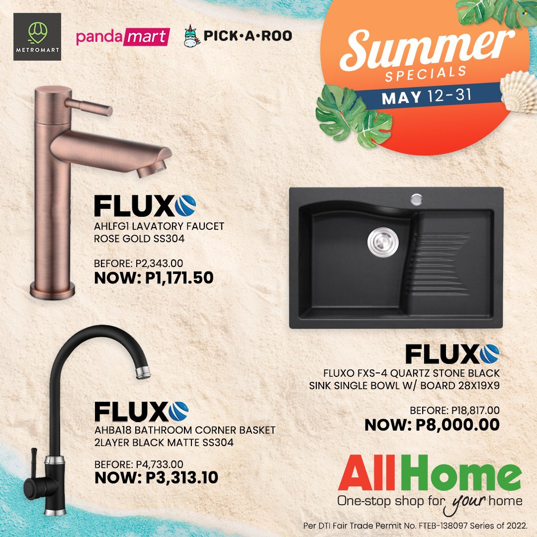 thumbnail - AllHome offer  - 12.5.2022 - 31.5.2022 - Sales products - faucet, basket, bowl, panda, sink. Page 6.